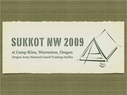 Sukkot NW 2009 at Camp Rilea, Warrenton, Oregon